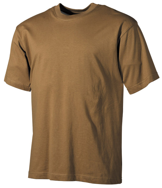 US T-Shirt, halbarm, coyotetan, 170 g/m²