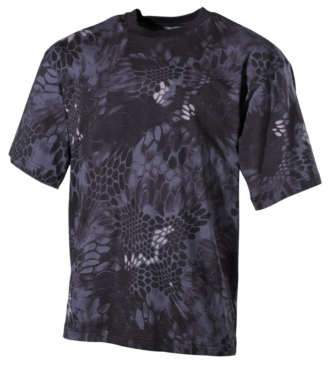 US T-Shirt, halbarm,snake black, 170 g/m²