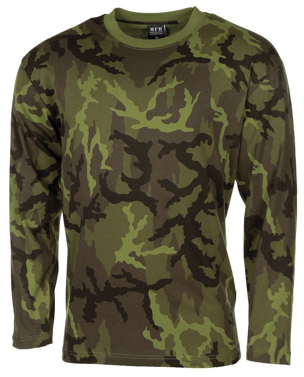 US Shirt, langarm,M 95 CZ tarn, 170 g/m²