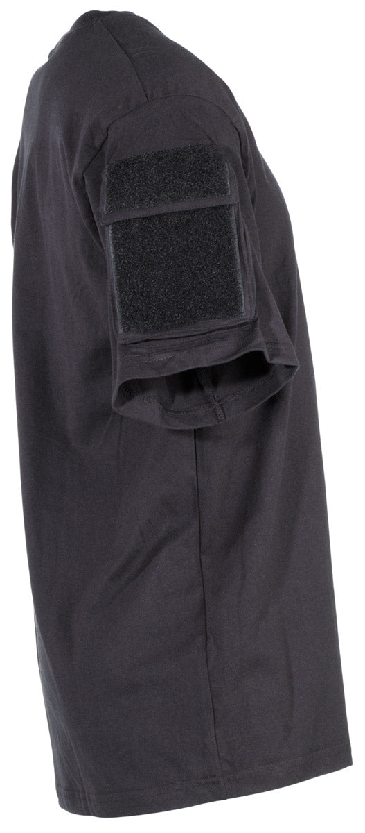 US T-Shirt, halbarm, schwarz,mit Ärmeltaschen