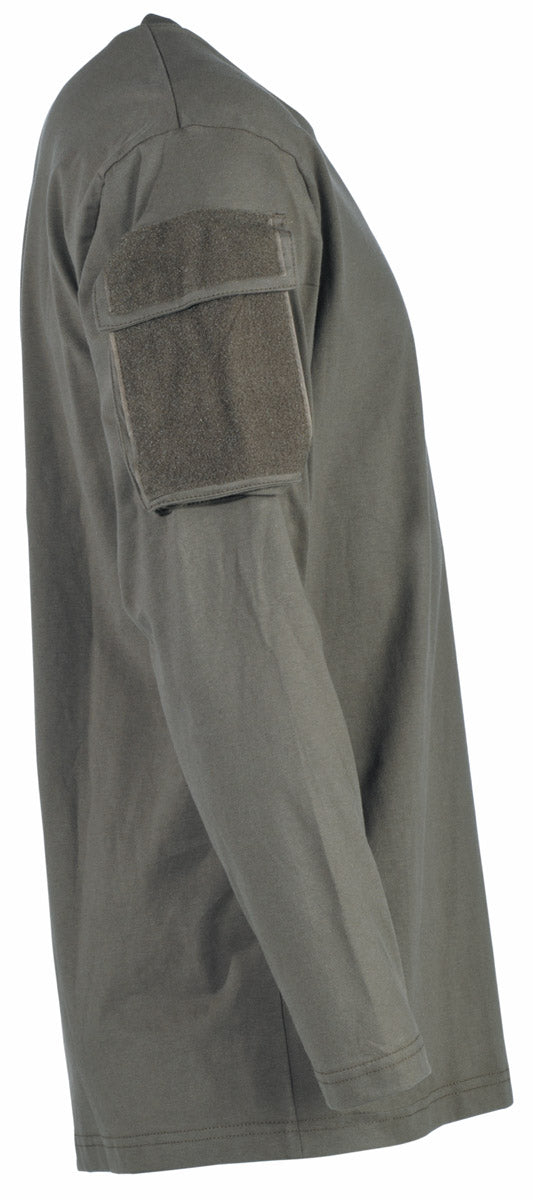 US Shirt, langarm, oliv,mit Ärmeltaschen