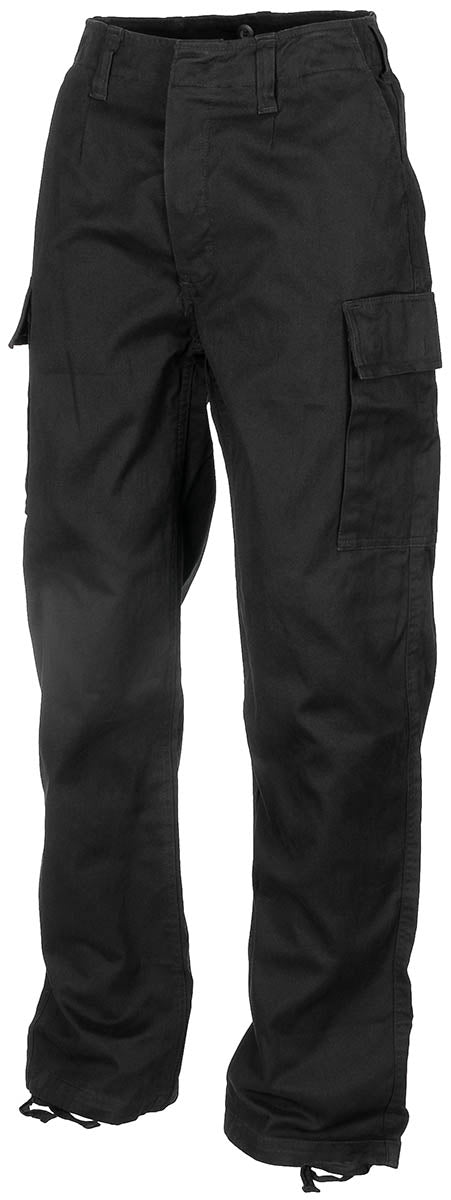Moleskinhose, schwarz-stonewashed