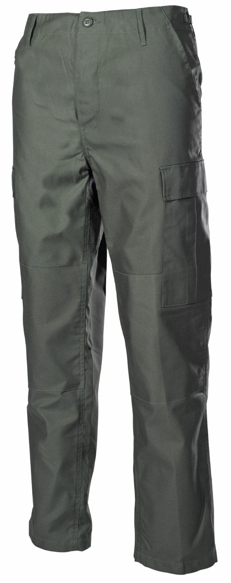 US Kampfhose, BDU, oliv,Knie- und Gesäßverstärkung
