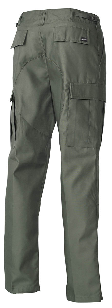 US Kampfhose, BDU, oliv,Knie- und Gesäßverstärkung