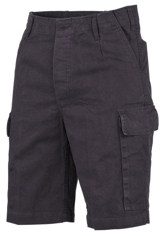 BW Moleskin Bermuda, schwarz-stonewashed