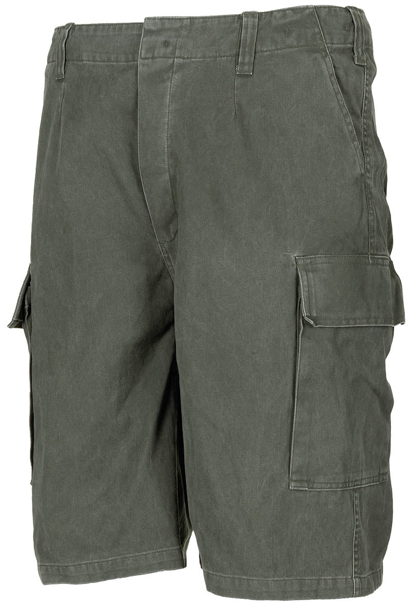 BW Moleskin Bermuda, oliv-stonewashed