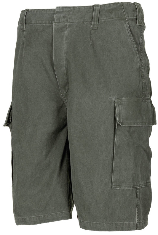 BW Moleskin Bermuda, oliv-stonewashed