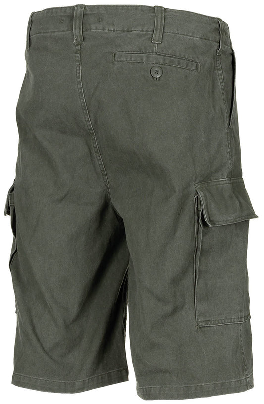 BW Moleskin Bermuda, oliv-stonewashed