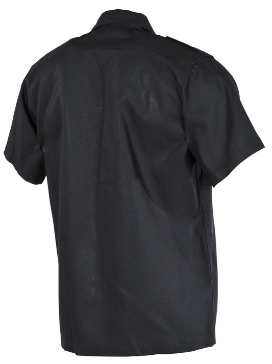 US Hemd, kurzarm, schwarz