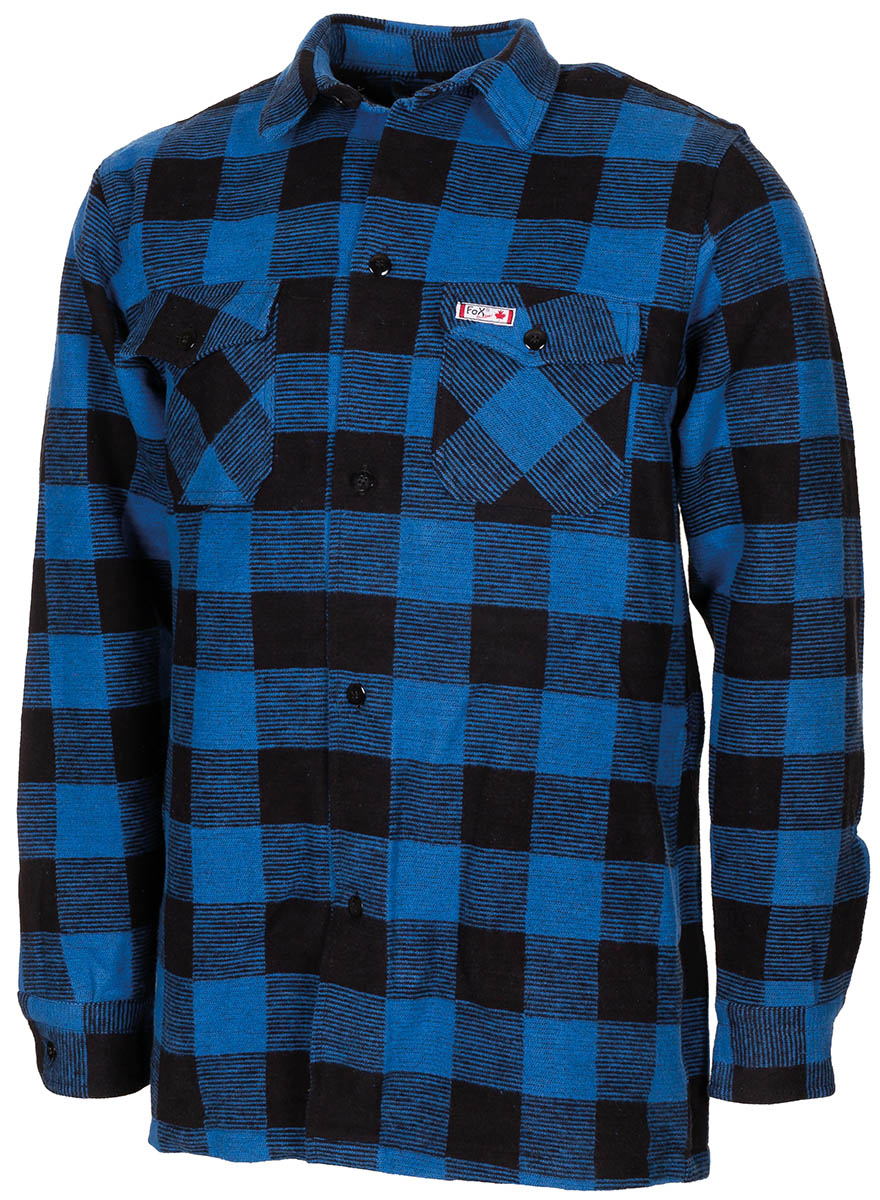 Holzfällerhemd,blau-schwarz, kariert