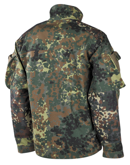 BW Kampfjacke, Einsatz/Übung,kurz, flecktarn
