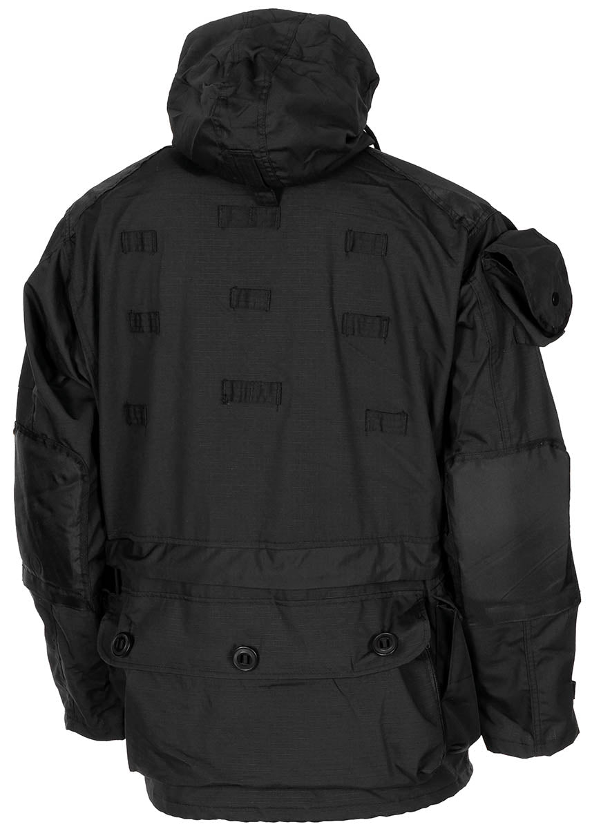 Kommandojacke, "Smock",Rip Stop, schwarz