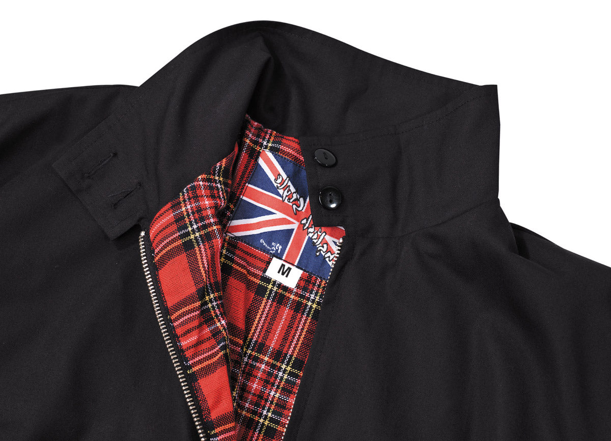 Jacke, "English Style",schwarz