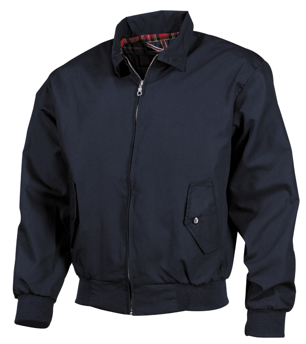 Jacke, "English Style",blau
