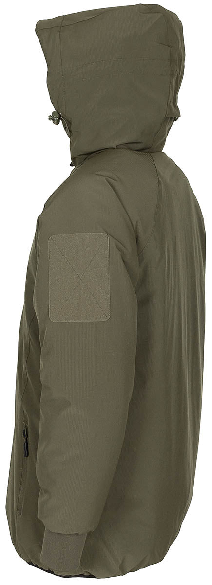 Thermojacke, wendbar,oliv/schwarz