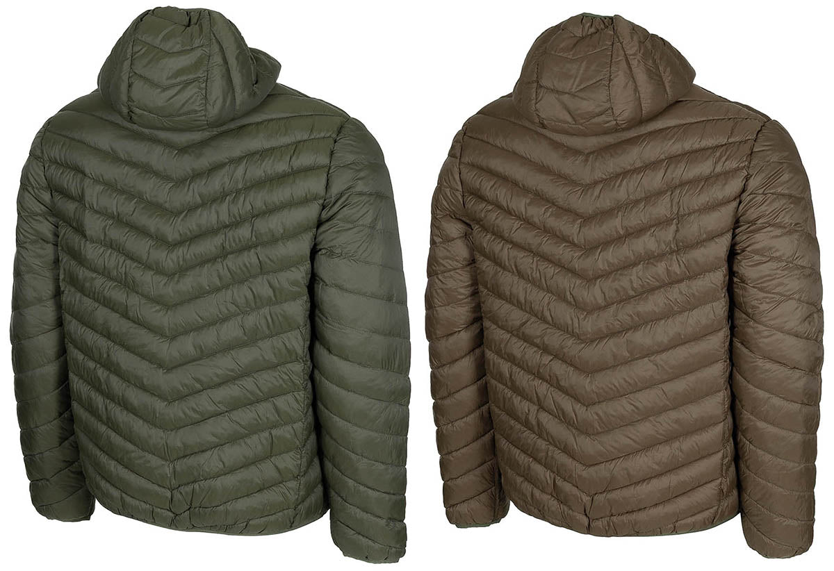 Thermojacke, wendbar, gesteppt, oliv/braun