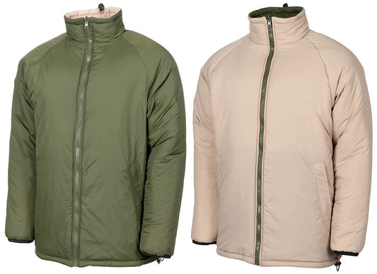 Brit. Thermojacke, wendbar,oliv/khaki