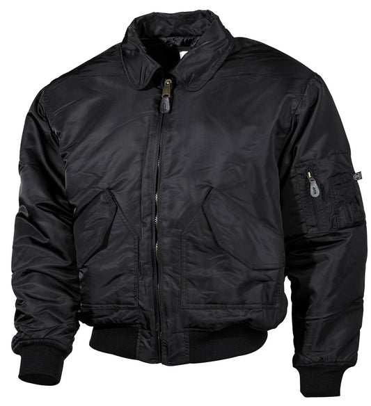 US CWU Pilotenjacke, schwarz,große Größen