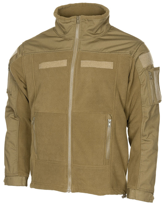 Fleece-Jacke, "Combat",coyote tan