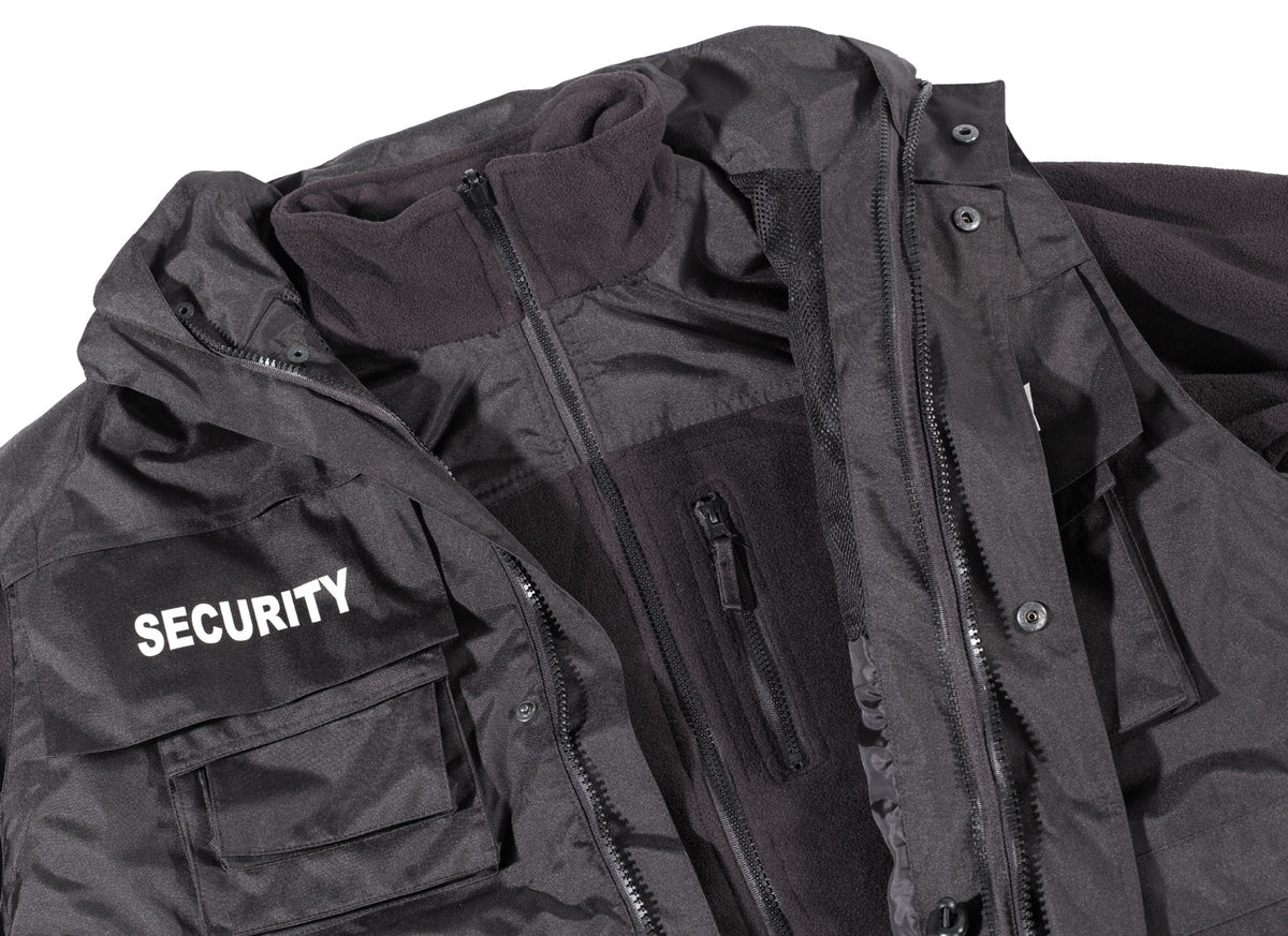 Jacke, "Security", schwarz,wasserdicht, antistatisch