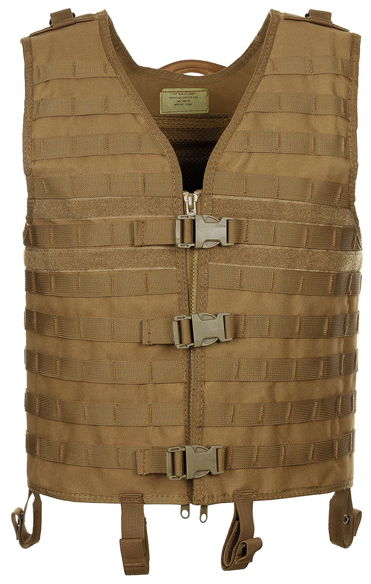 Weste, "MOLLE Light",coyote tan