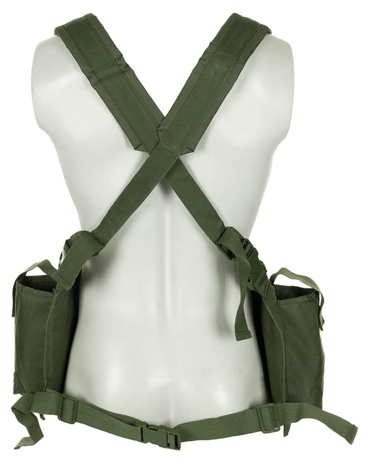 Chest Rig, 9 Taschen,oliv