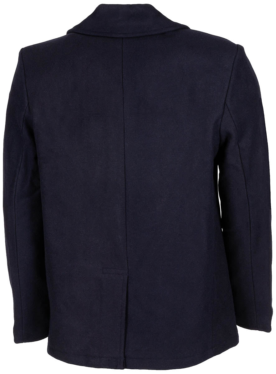 US Pea Coat, blau,mit blauen Knöpfen