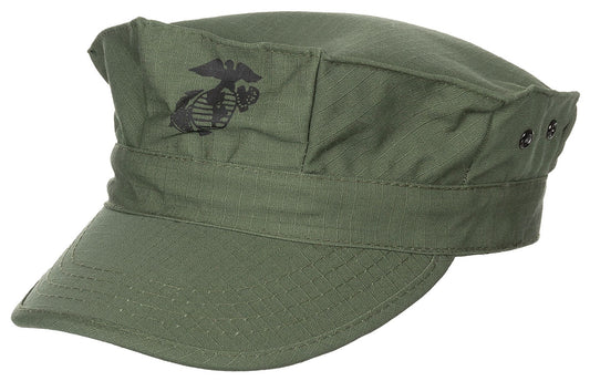 US Cap, "USMC", Rip Stop,oliv, Marine-Corps-Druck