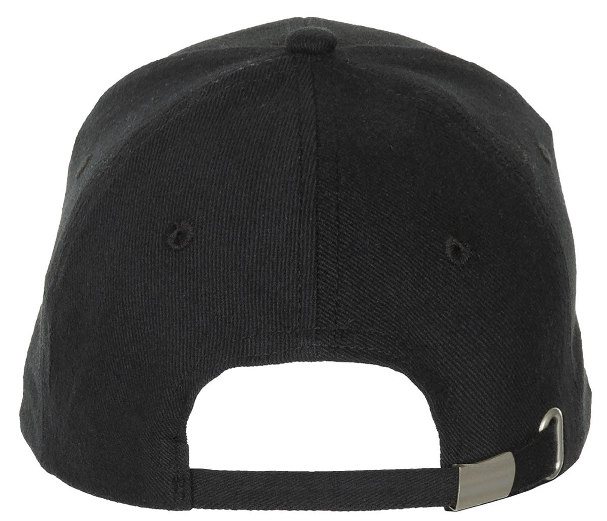 BB Cap, flach, "Totenkopf",schwarz