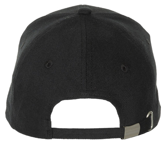BB Cap, flach, "Totenkopf",schwarz