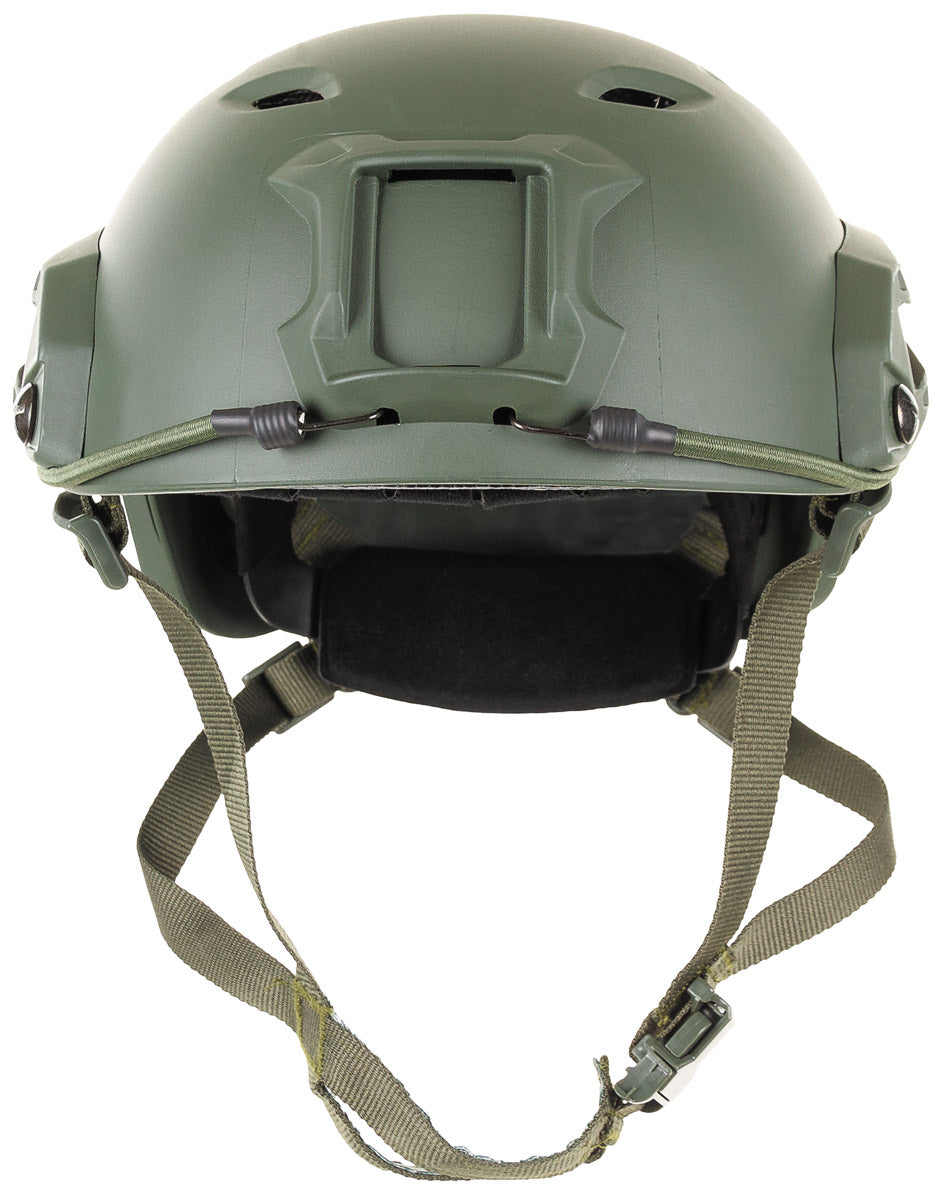 US Helm, FAST-Fallschirmjäger,oliv, Rails, ABS-Kunststoff