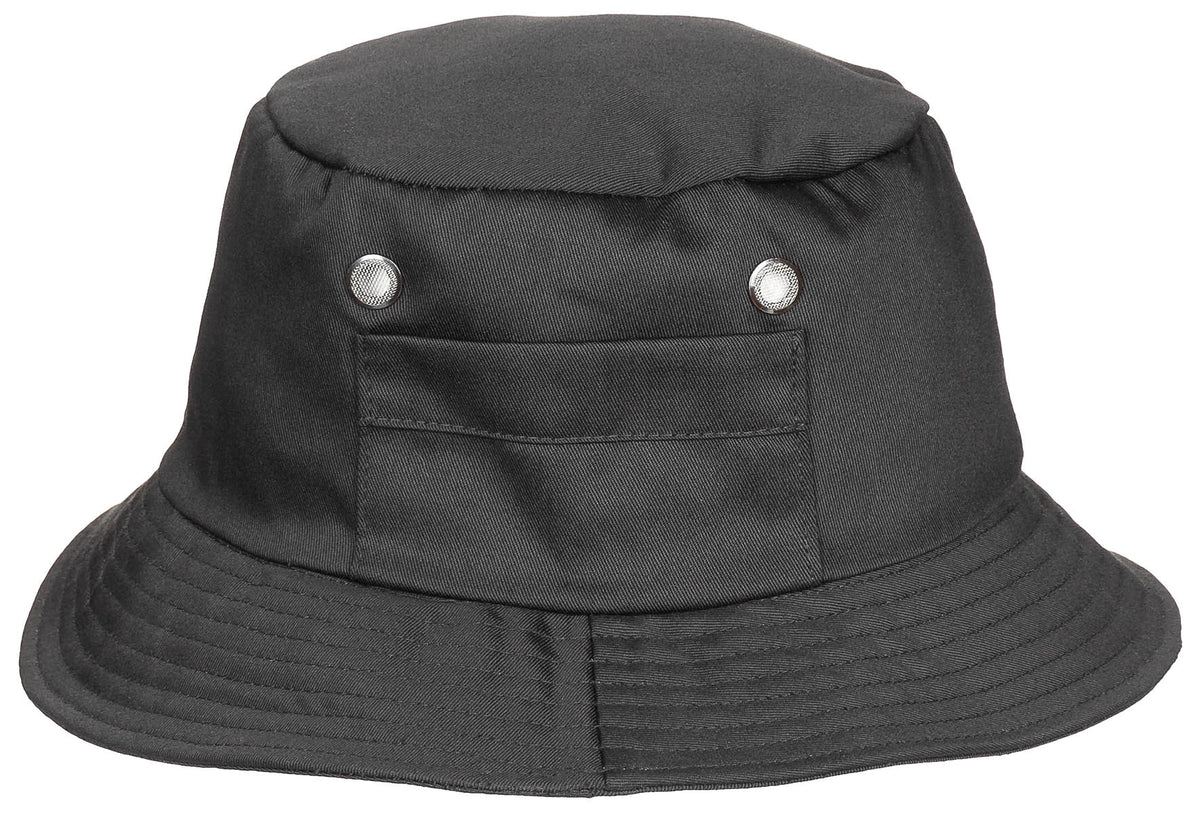 Schlapphut (Fischermütze),kleine Seitentasche, schwarz