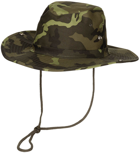 Buschhut, M 95 CZ tarn,mit Kinnband, zum Hochstellen