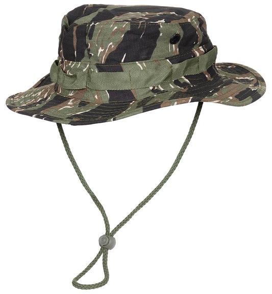 US GI Buschhut, Kinnband, GIBoonie, Rip Stop, tiger stripe