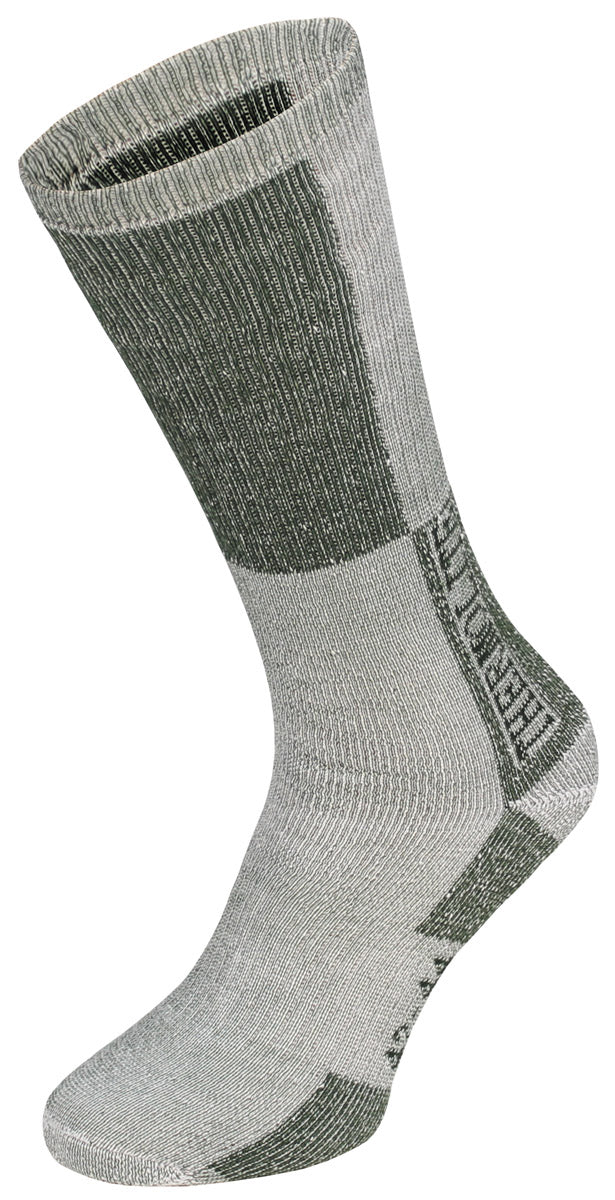 Wintersocken, "Polar",oliv-weiß