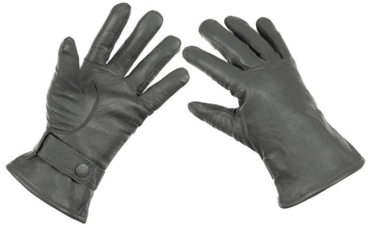BW Lederhandschuhe,grau