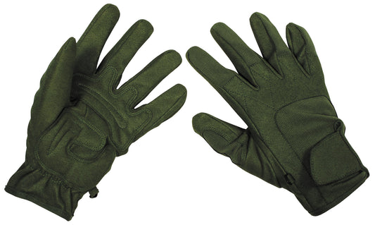 Fingerhandschuhe,Worker light, oliv