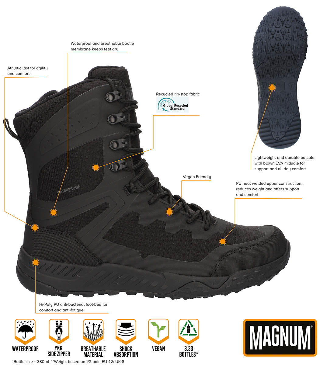 Einsatzstiefel, "MAGNUM",Ultima 8.0 SZ WP, coyote tan