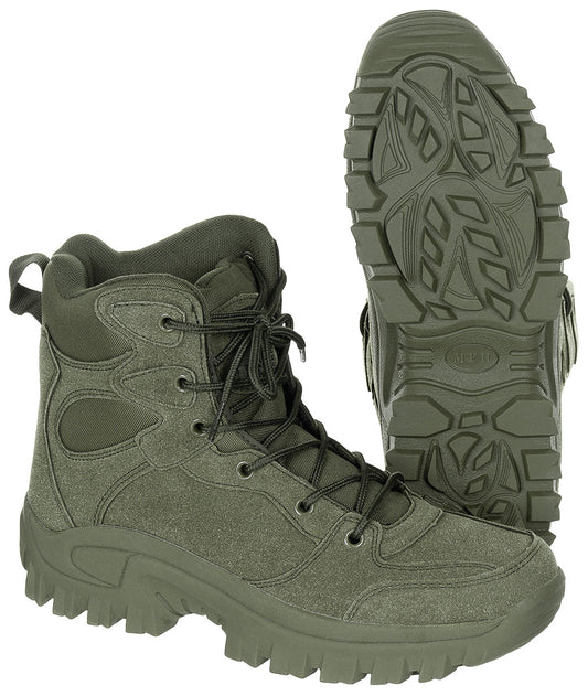 Stiefel, "Commando", oliv,knöchelhoch