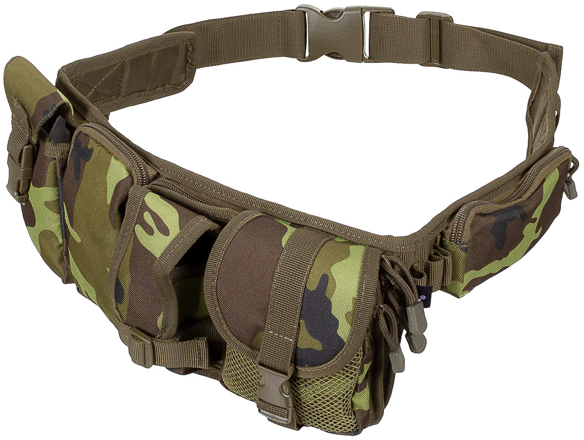 Hüftgurt, mit 6 Taschen,ca. 5,5 cm, M 95 CZ tarn