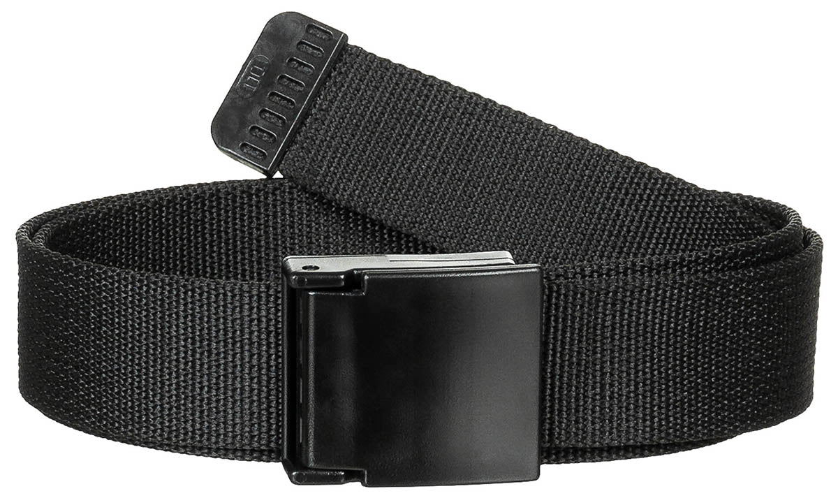 US Gürtel, "Stealth", schwarz,ca. 4 cm