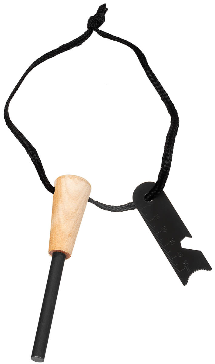 Feuerstarter, Zündstein,Essential, Holzgriff