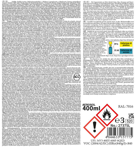 Army Farbspray,WH PANZERGRAU, matt, 400 ml