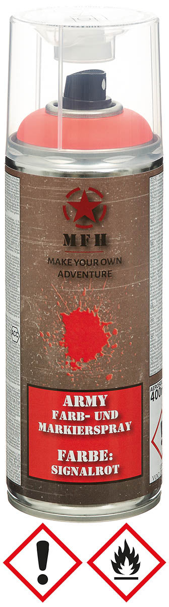 Army Farbspray,SIGNALROT, 400 ml