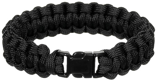 Armband, "Parachute Cord",schwarz, Breite ca. 1,9 cm