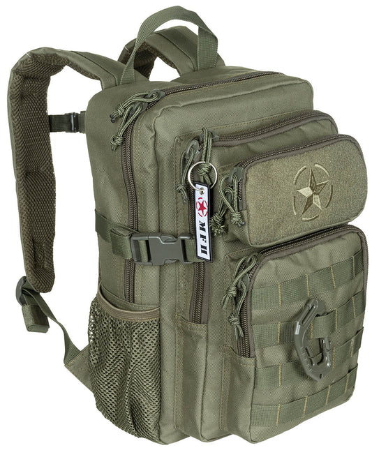 US Rucksack, Assault,Youngster, oliv