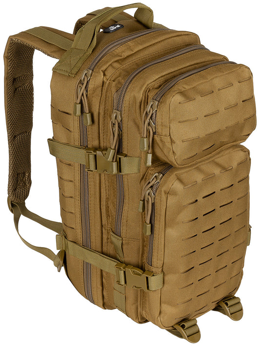 US Rucksack, Assault I,Laser, coyote tan