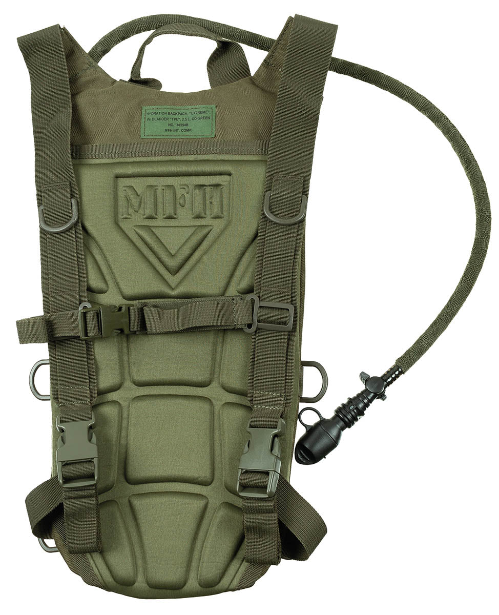 Trinkrucksack, mit TPU-Beutel,Extreme, 2,5 l, oliv