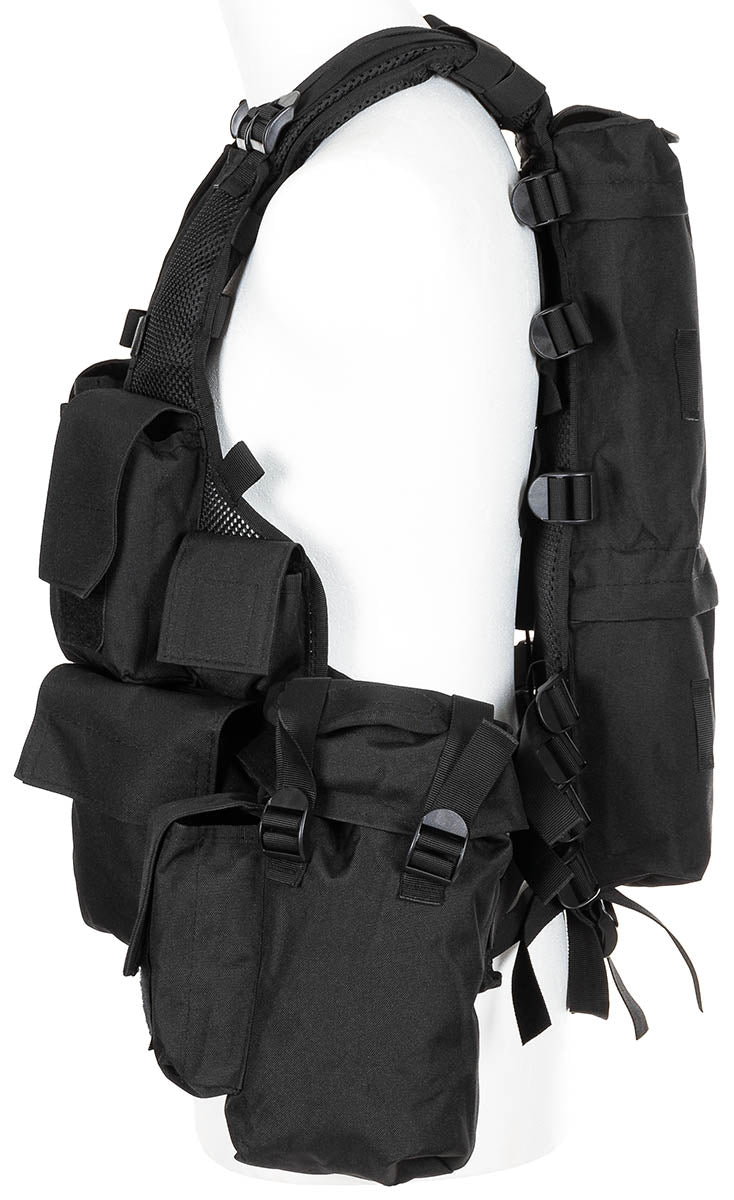 Tactical Weste, div. Taschen, schwarz