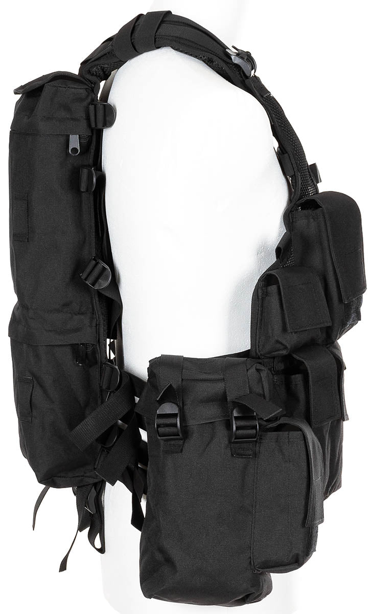 Tactical Weste, div. Taschen, schwarz